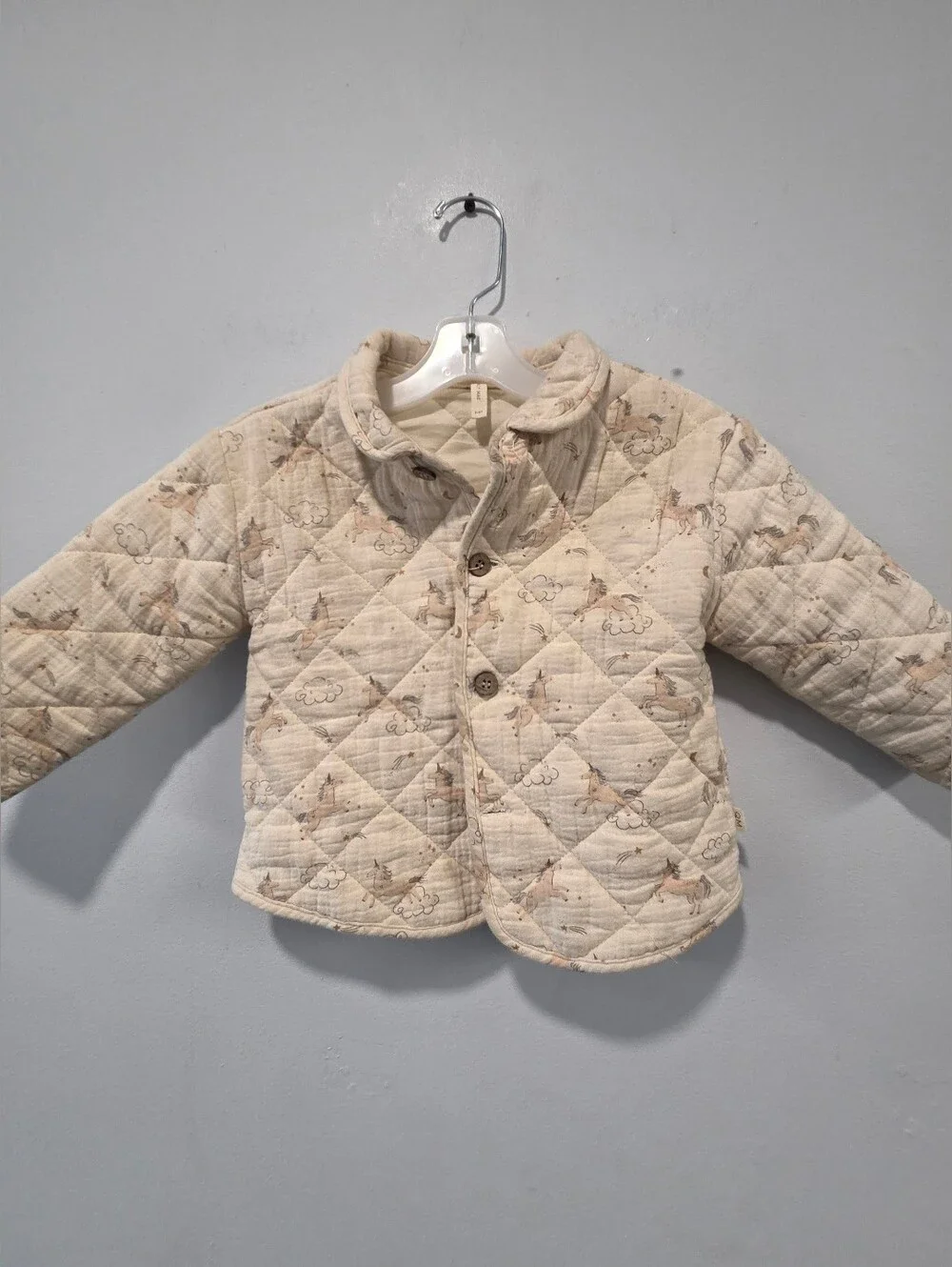 Quincy Mae Unicorn Quilted Jacket
